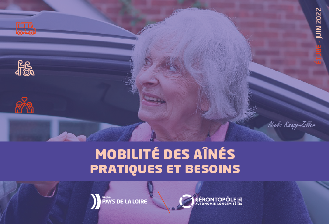 Suite des études sur la mobilité menées dans les Pays de la Loire en 2020, cette nouvelle étude a pour objectif de mieux connaître les pratiques et les besoins des aînés dans leur mobilité du quotidien.