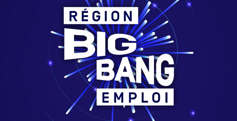 Visuel de la seconde édition du big bang de l'emploi organisé par la région pays de la loire