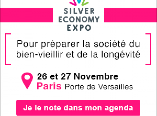 Rendez-vous les 26 et 27 novembre 2024 pour le Silver Economy Expo, le salon professionnel des services et technologies pour les seniors à Paris.