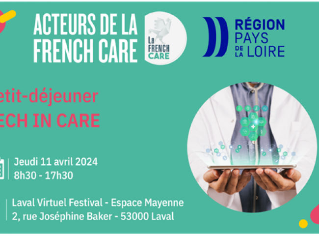 Visuel du Petit-déjeuner Tech In Care organisé par les acteurs de la French Care