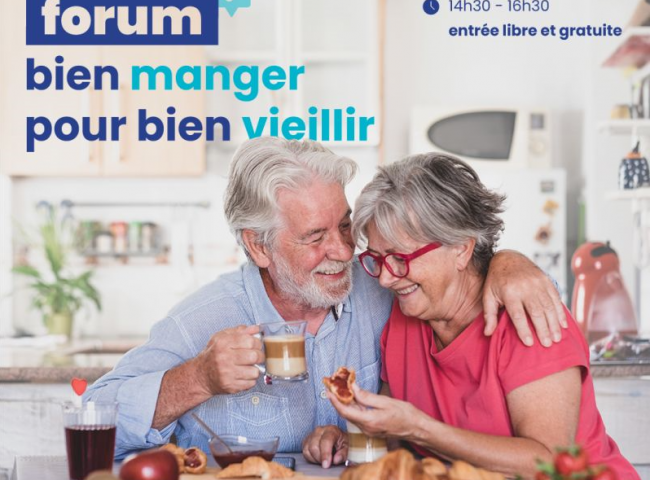 Visuel du forum bien manger pour bien vieillir