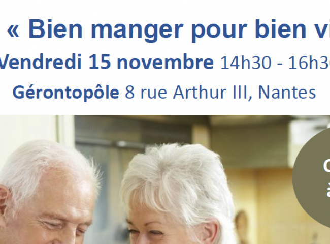 Visuel du forum "Bien manger pour bien vieillir"